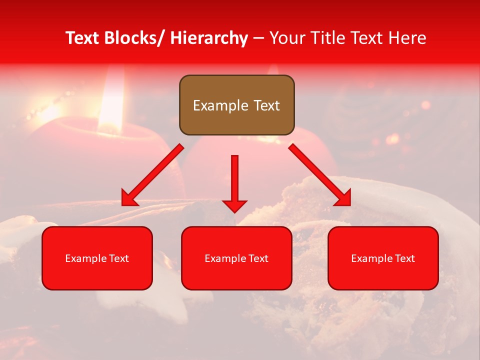 Tunnel Advent Cake PowerPoint Template