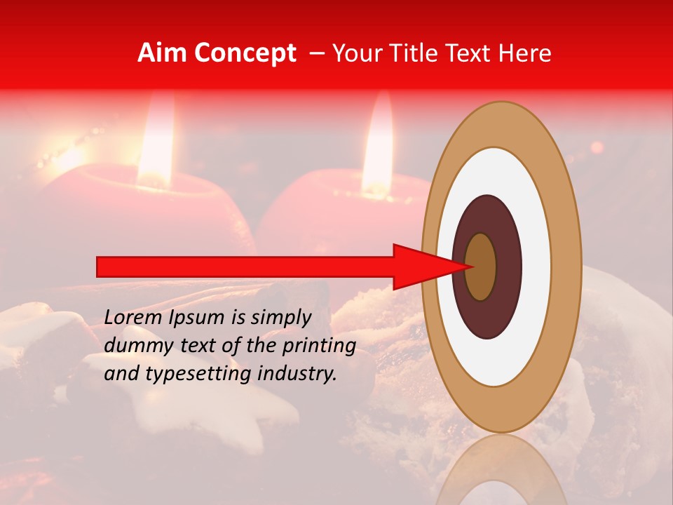 Tunnel Advent Cake PowerPoint Template