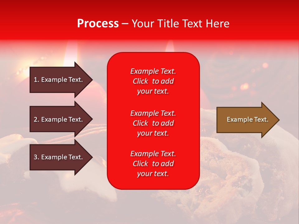 Tunnel Advent Cake PowerPoint Template