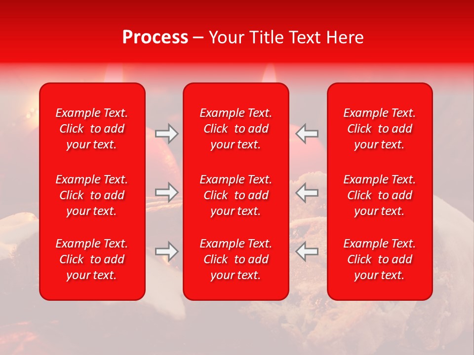 Tunnel Advent Cake PowerPoint Template
