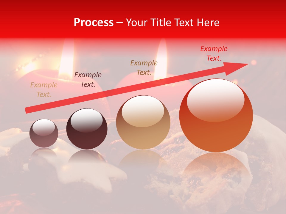 Tunnel Advent Cake PowerPoint Template