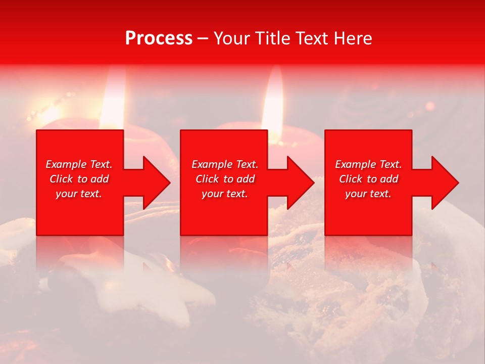 Tunnel Advent Cake PowerPoint Template