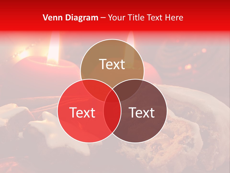 Tunnel Advent Cake PowerPoint Template