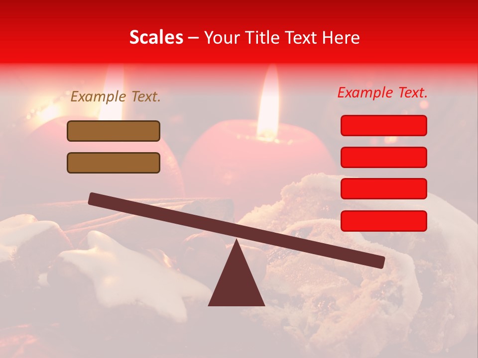 Tunnel Advent Cake PowerPoint Template