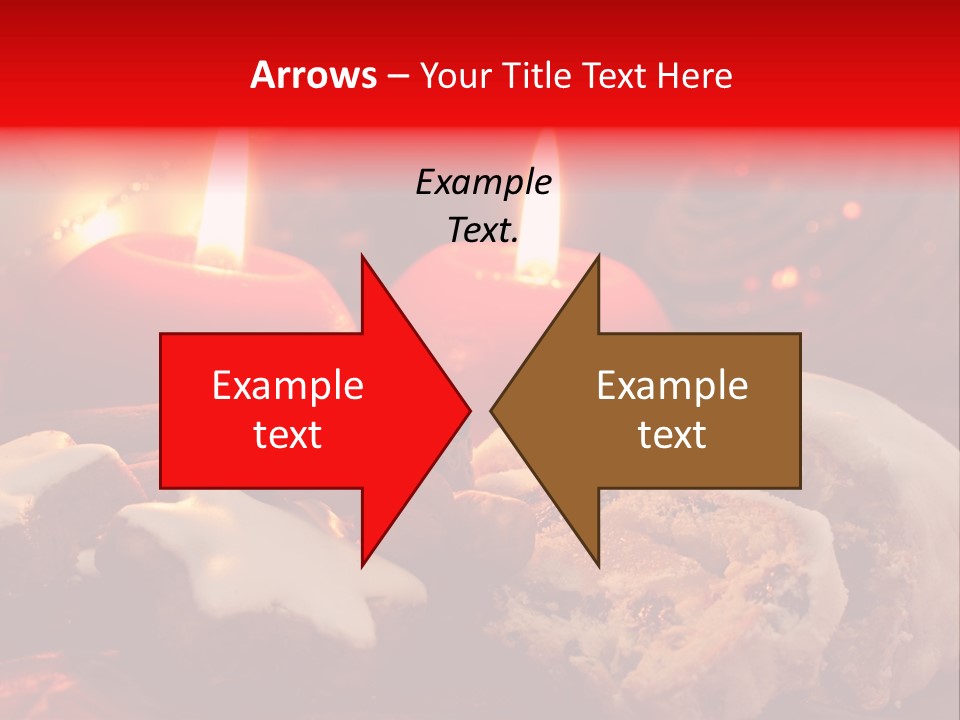Tunnel Advent Cake PowerPoint Template