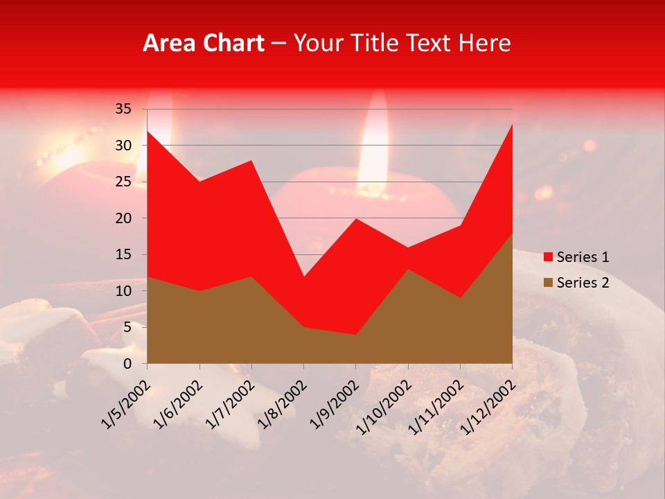Tunnel Advent Cake PowerPoint Template
