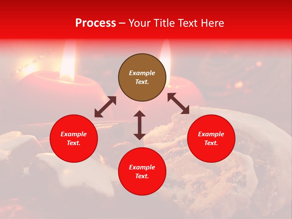 Tunnel Advent Cake PowerPoint Template