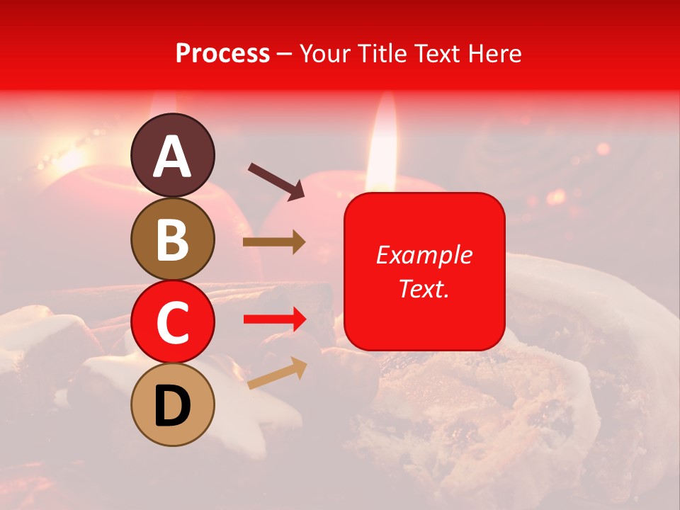 Tunnel Advent Cake PowerPoint Template