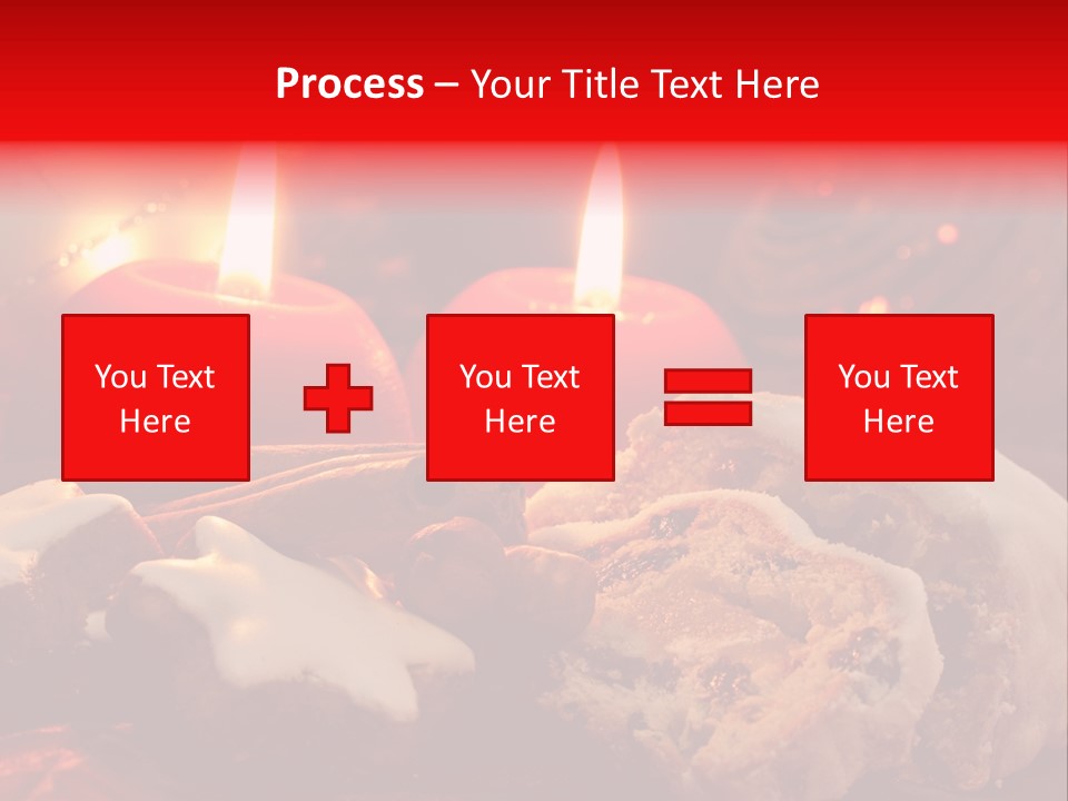 Tunnel Advent Cake PowerPoint Template