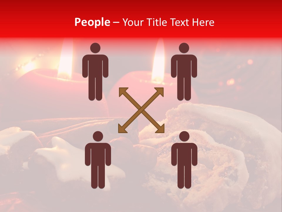 Tunnel Advent Cake PowerPoint Template