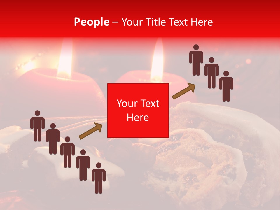 Tunnel Advent Cake PowerPoint Template