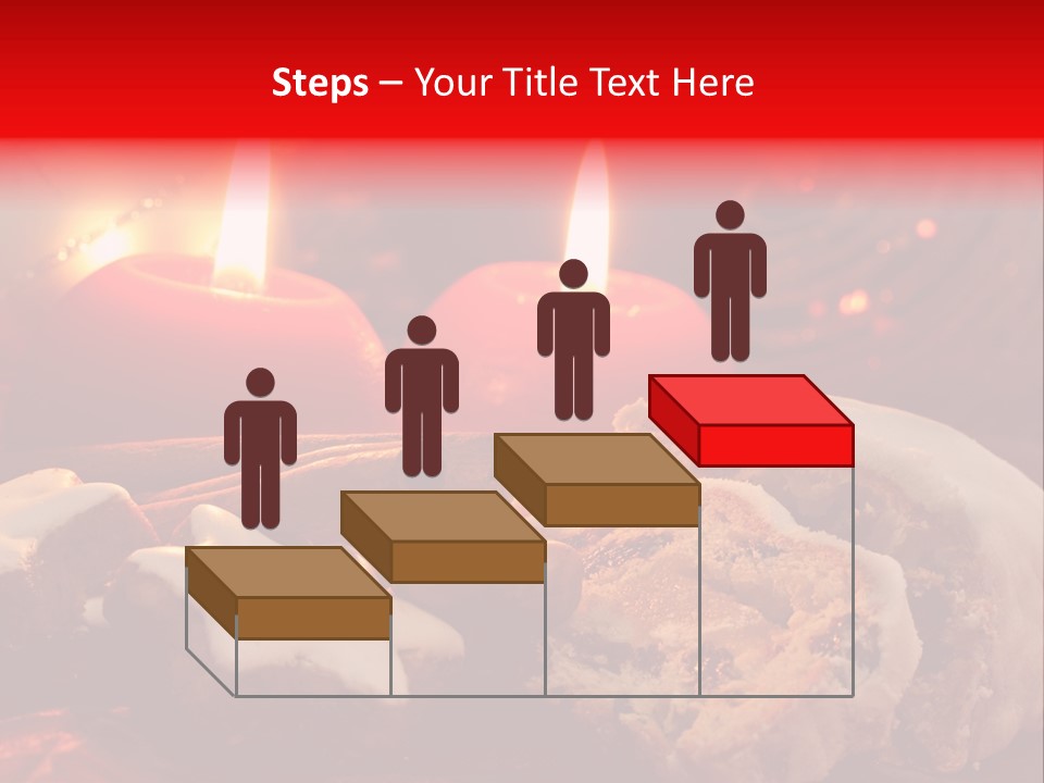 Tunnel Advent Cake PowerPoint Template