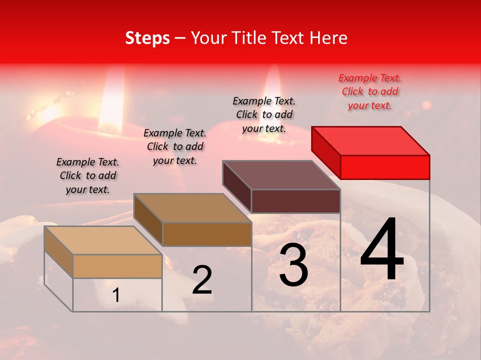 Tunnel Advent Cake PowerPoint Template