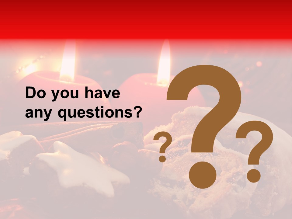 Tunnel Advent Cake PowerPoint Template