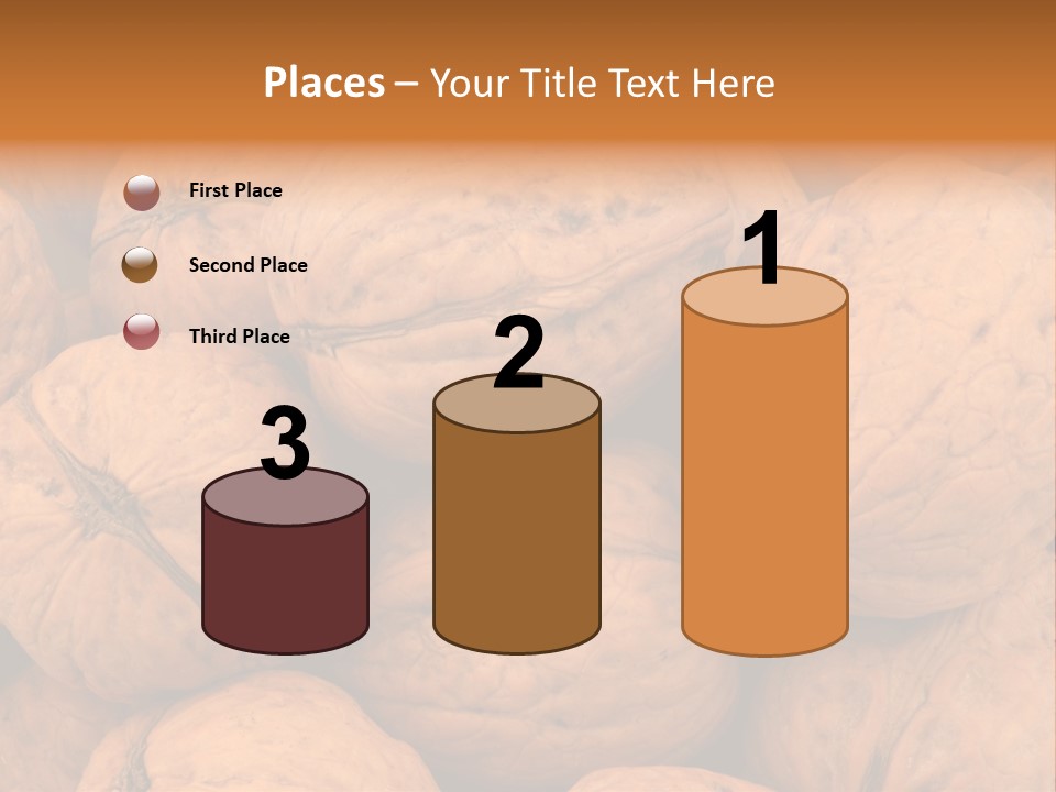 Shell Walnut Nut PowerPoint Template