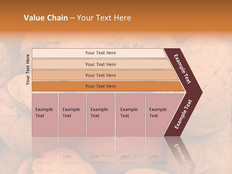 Shell Walnut Nut PowerPoint Template
