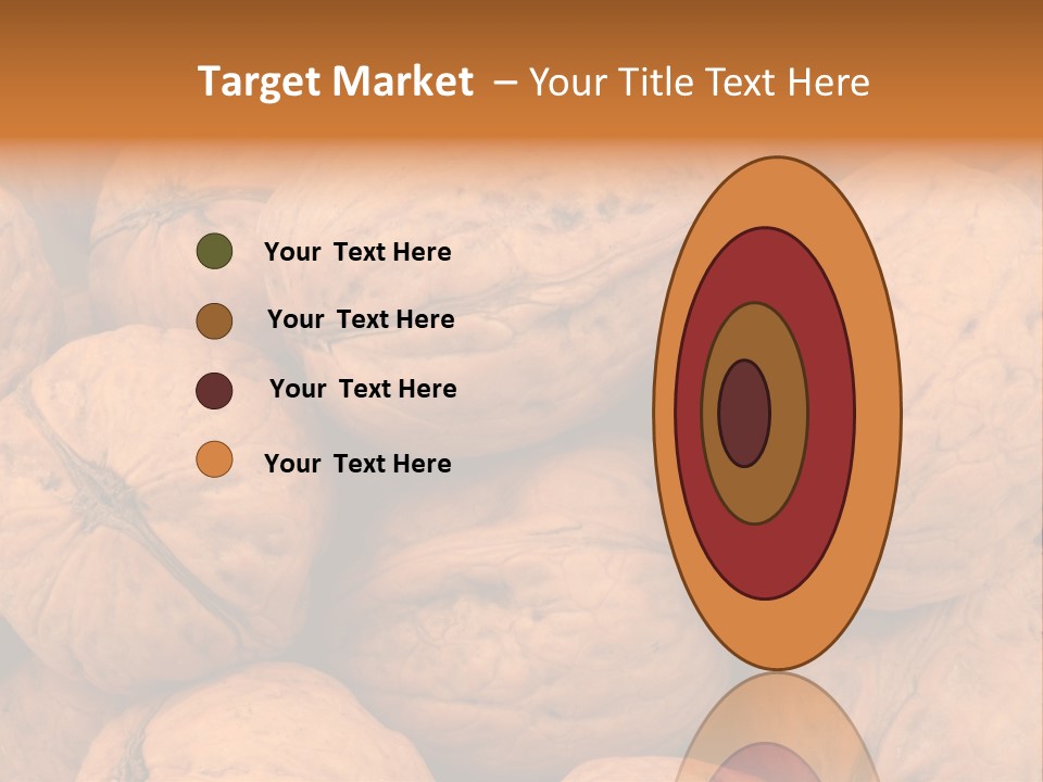 Shell Walnut Nut PowerPoint Template