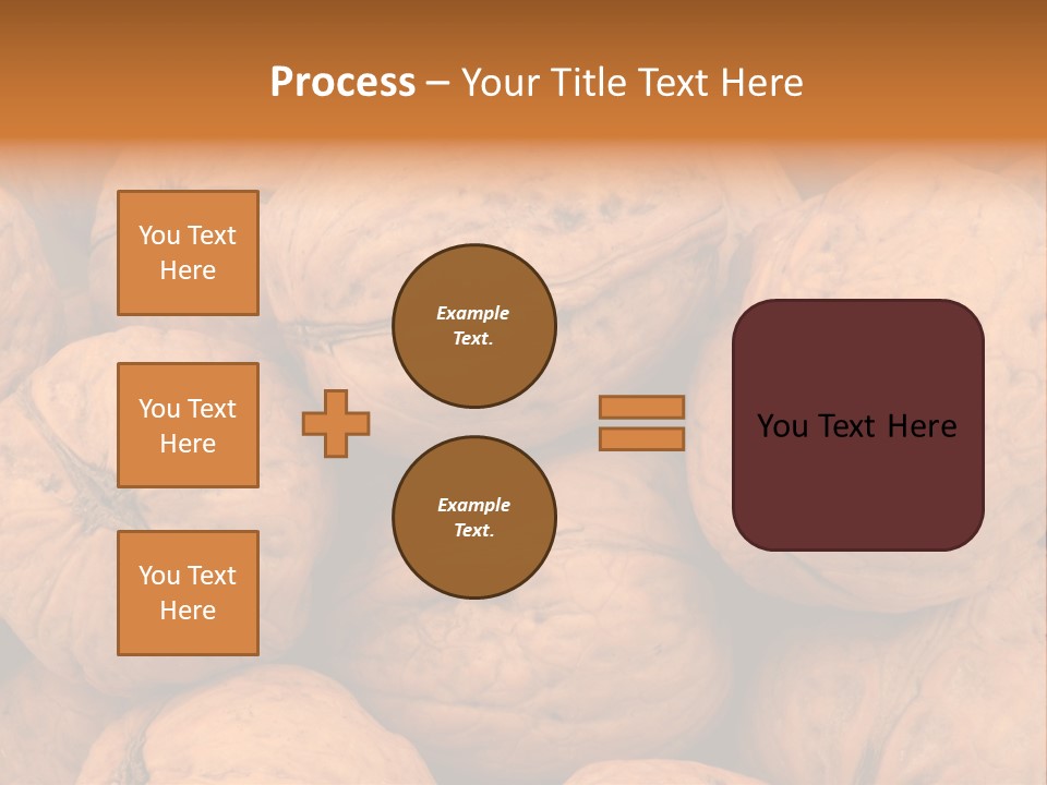 Shell Walnut Nut PowerPoint Template