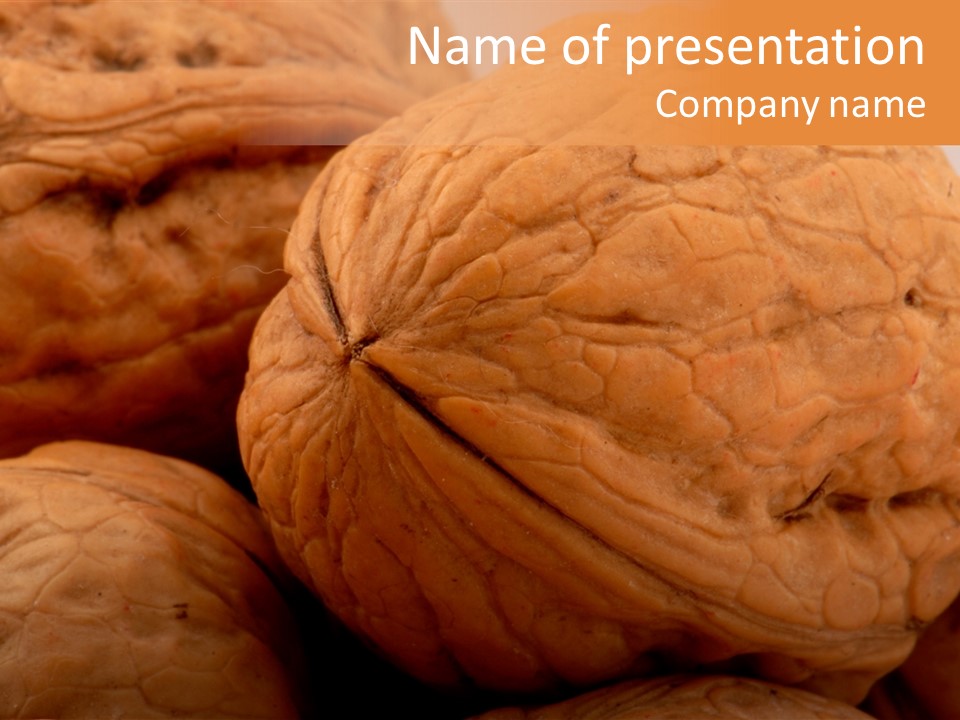 Snack Ingredient Crack PowerPoint Template