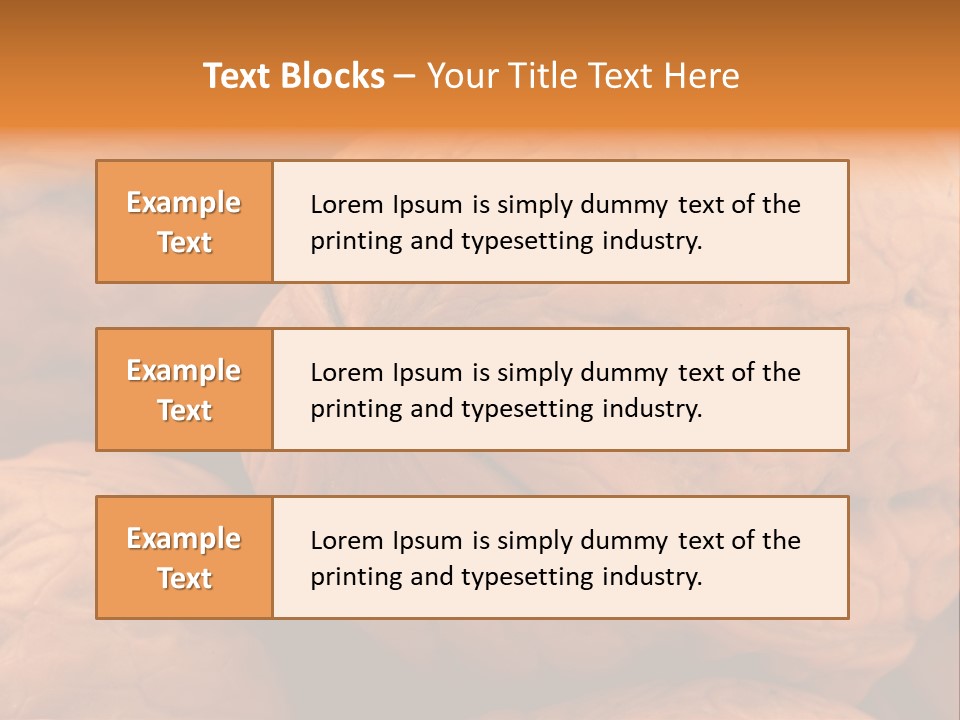 Snack Ingredient Crack PowerPoint Template