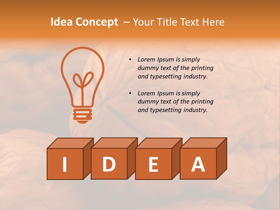Snack Ingredient Crack PowerPoint Template