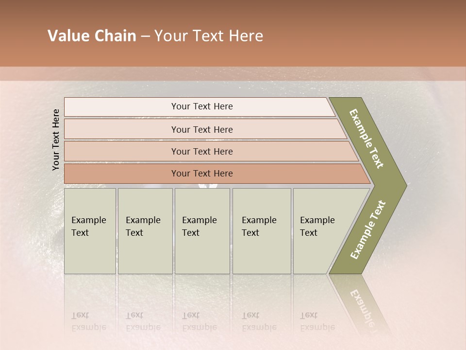 Eyeshadow Bright Female PowerPoint Template