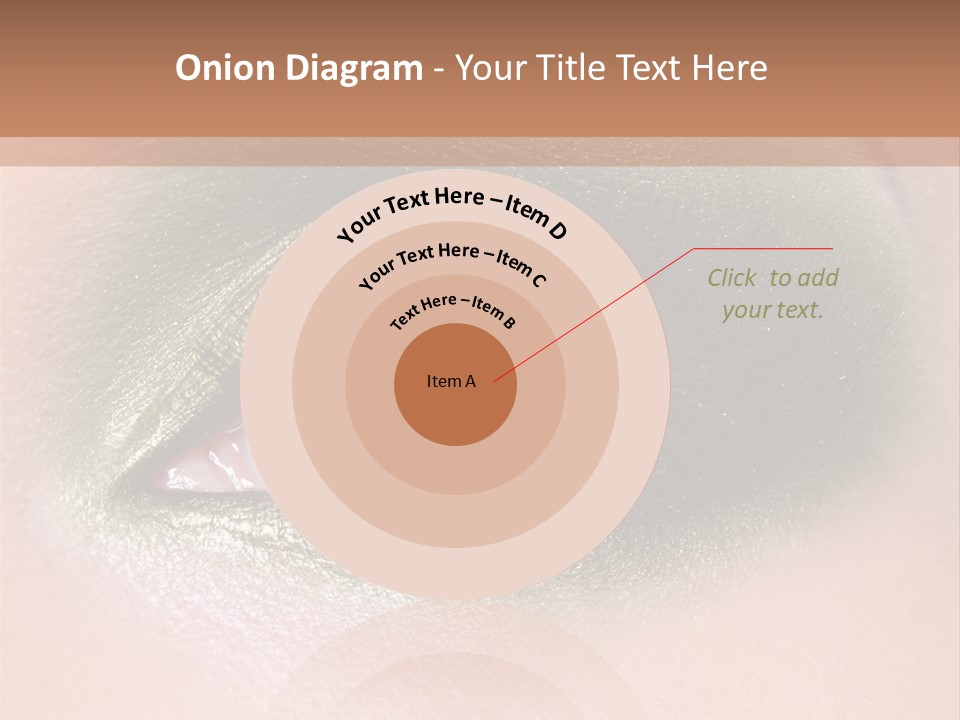 Eyeshadow Bright Female PowerPoint Template