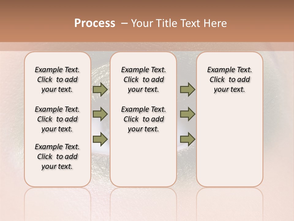 Eyeshadow Bright Female PowerPoint Template