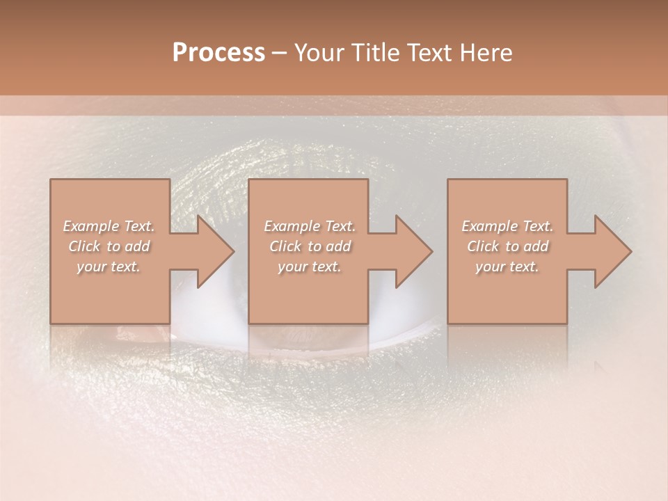 Eyeshadow Bright Female PowerPoint Template