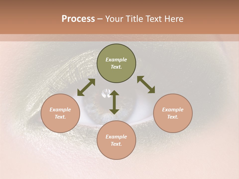 Eyeshadow Bright Female PowerPoint Template