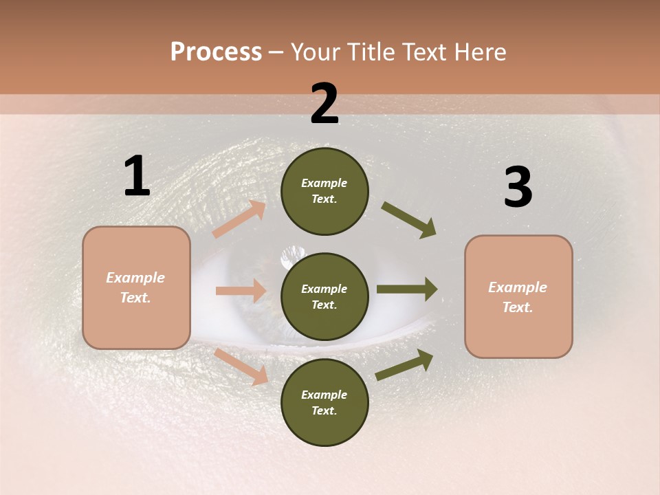 Eyeshadow Bright Female PowerPoint Template