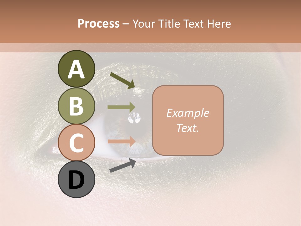 Eyeshadow Bright Female PowerPoint Template