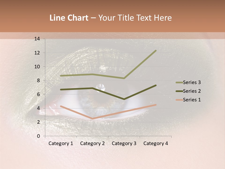 Eyeshadow Bright Female PowerPoint Template