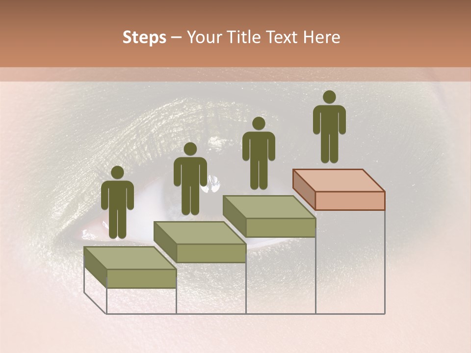 Eyeshadow Bright Female PowerPoint Template