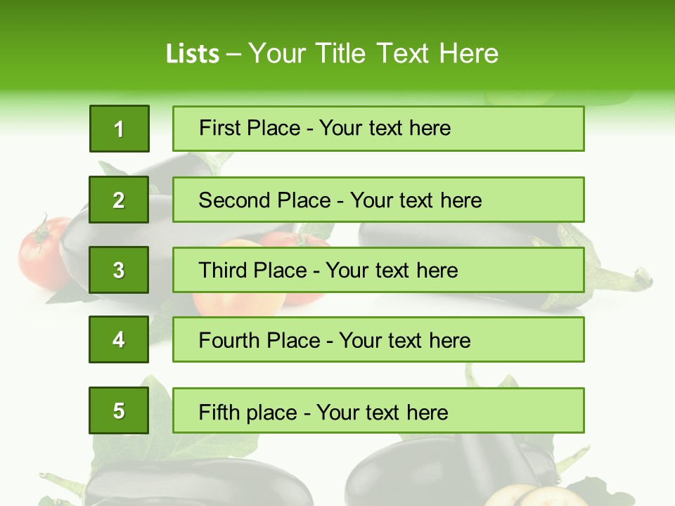 Part Collection Meal PowerPoint Template