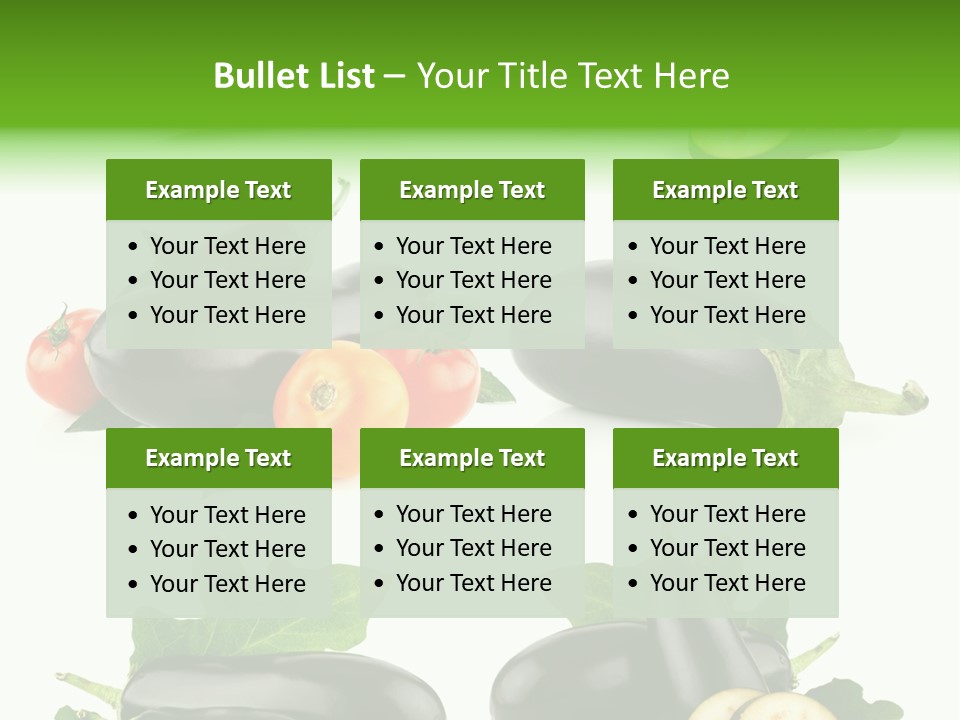 Part Collection Meal PowerPoint Template