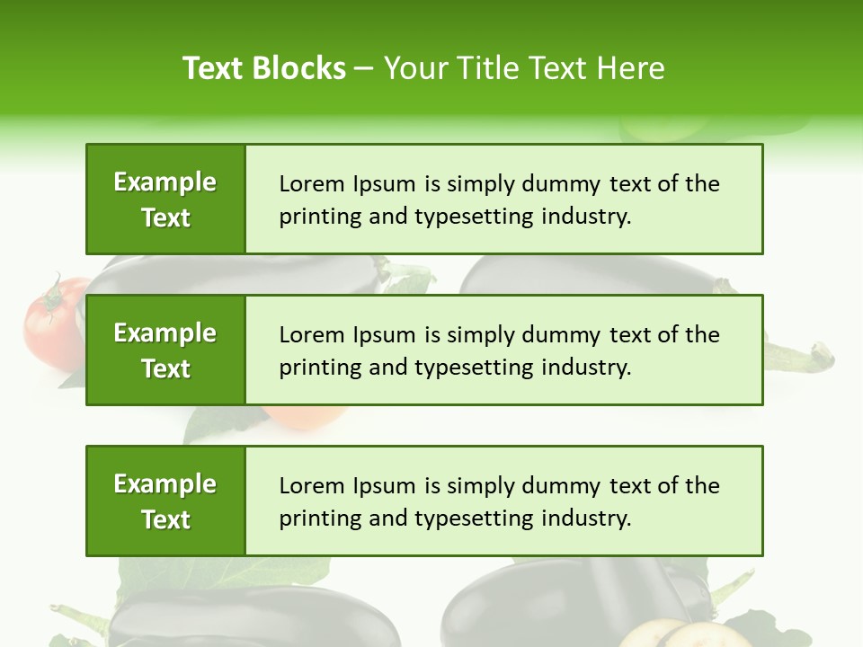Part Collection Meal PowerPoint Template