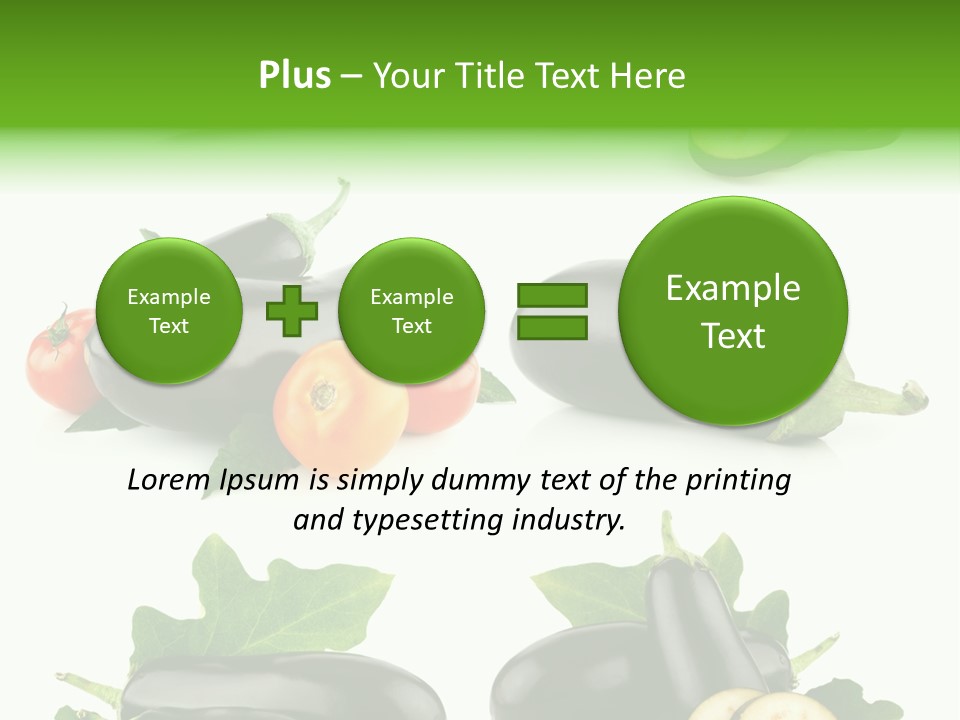 Part Collection Meal PowerPoint Template