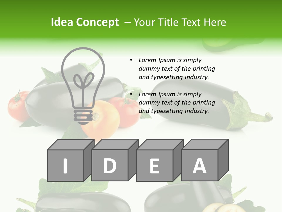 Part Collection Meal PowerPoint Template