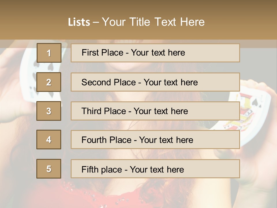Image Listening Copy Space PowerPoint Template