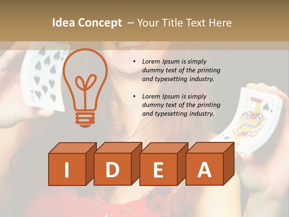 Image Listening Copy Space PowerPoint Template