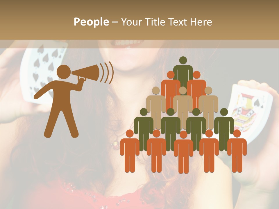 Image Listening Copy Space PowerPoint Template