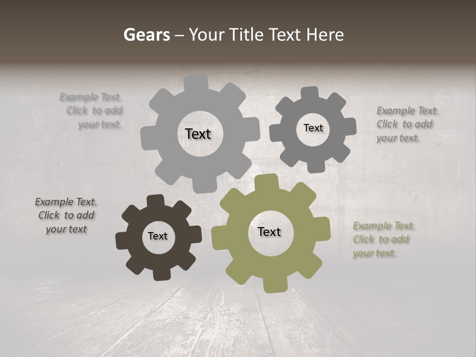 Damage Aged Textured PowerPoint Template