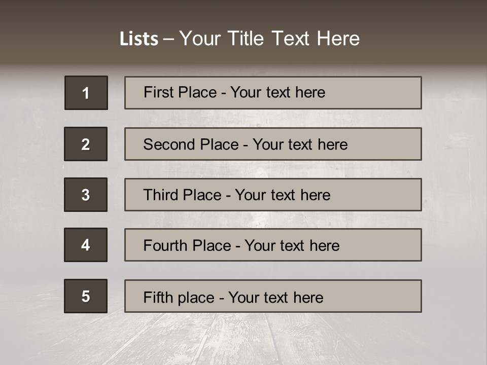 Damage Aged Textured PowerPoint Template