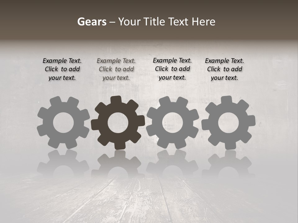 Damage Aged Textured PowerPoint Template