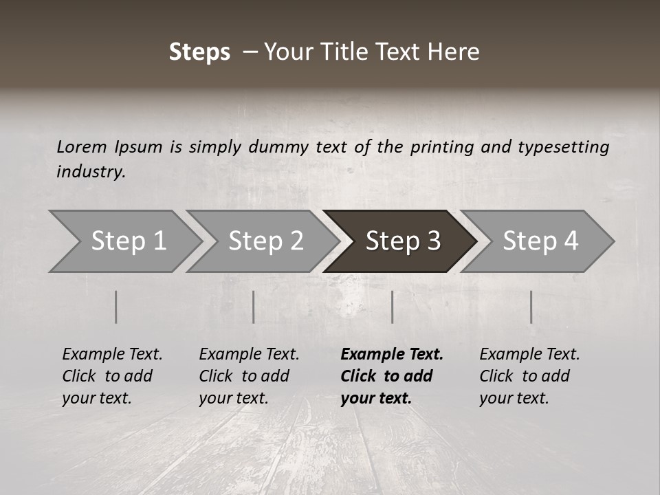 Damage Aged Textured PowerPoint Template