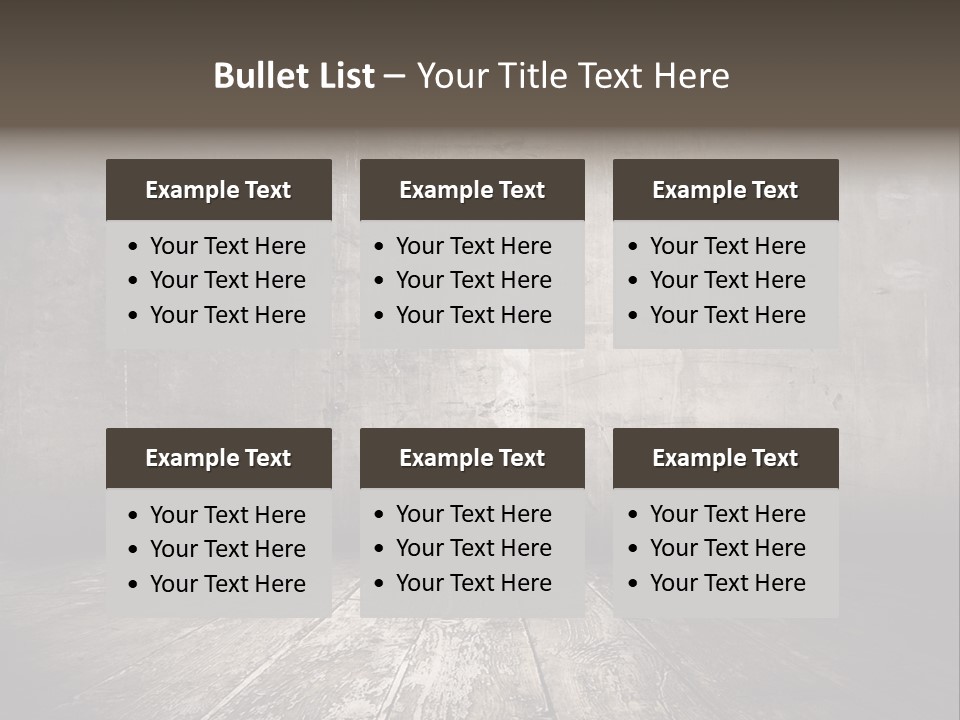 Damage Aged Textured PowerPoint Template