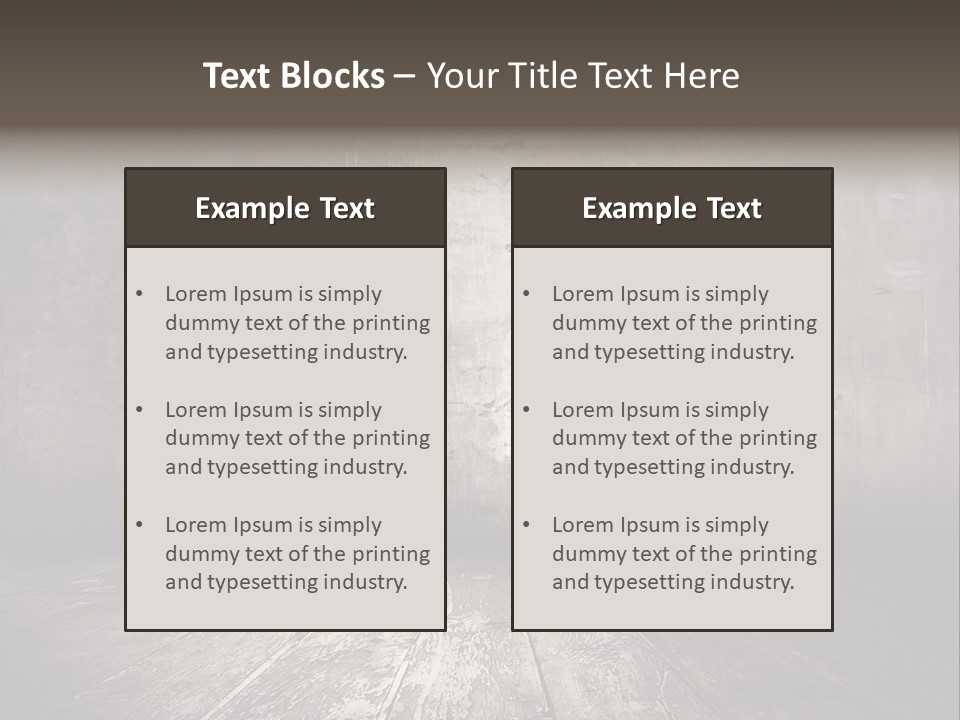 Damage Aged Textured PowerPoint Template