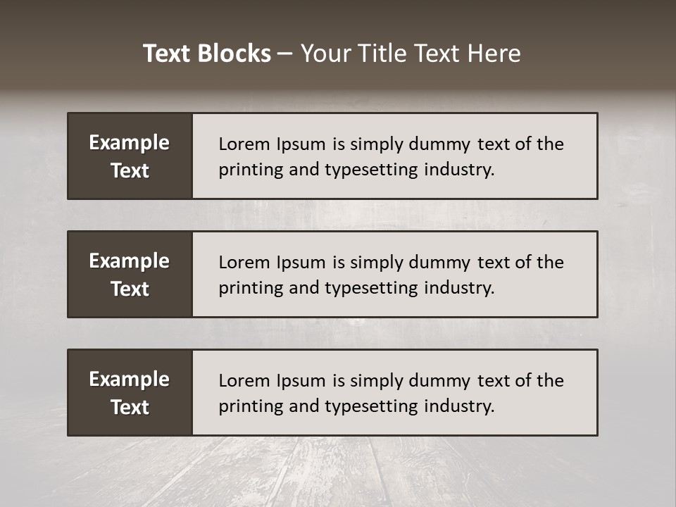 Damage Aged Textured PowerPoint Template