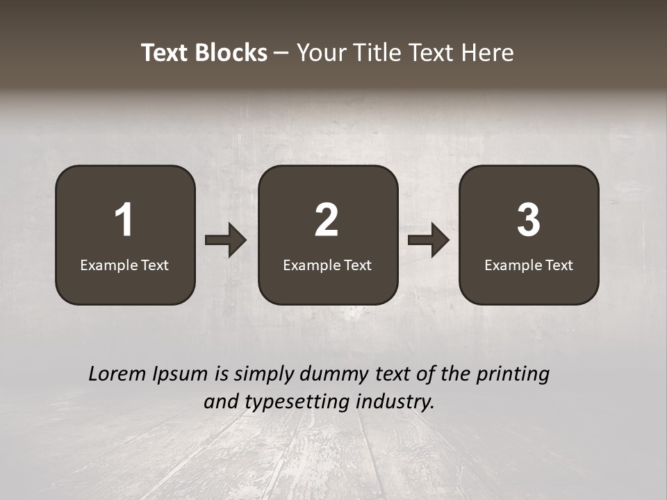 Damage Aged Textured PowerPoint Template